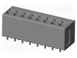 Connector: PCB terminal block; terminal; Plating: tinned; on PCBs