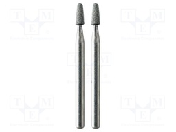 Grindingstone; Ø: 3mm; Ø: 2.35mm; ceramic grinding; Pcs: 2