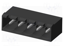 Connector: pluggable terminal block; socket; male; on PCBs