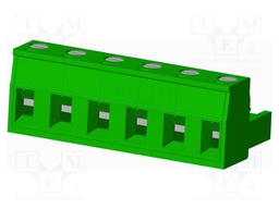 Connector: pluggable terminal block; plug; female; straight; 12A
