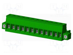 Connector: pluggable terminal block; plug; female; straight; 12A