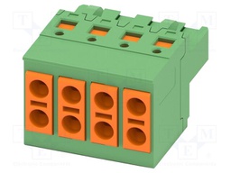 PCB connector, nominal cross section: 1.5 mm?, color: green,