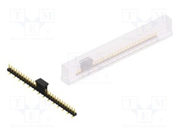 Connector: pin strips; pin header; male; PIN: 28; 2.54mm; SMT; 1x28