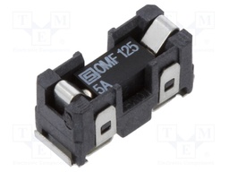 Fuse holder; cylindrical fuses; Mounting: SMT; -40÷85°C; 5A