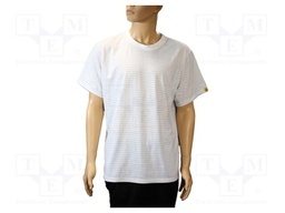 T-shirt; ESD; XXXXL; IEC 61340; cotton,polyester,carbon fiber