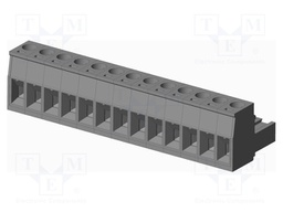 Connector: pluggable terminal block; plug; female; straight; grey