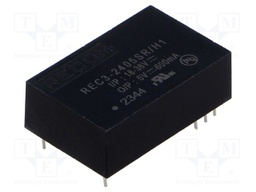 Converter: DC/DC; 3W; Uin: 18÷36V; Uout: 5VDC; Iout: 600mA; DIP24