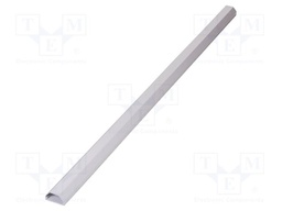 Closed cable trunkings; white; L: 1.1m; W: 50mm; H: 26mm