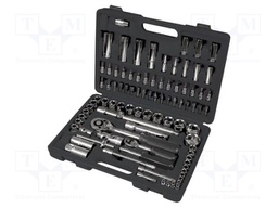 Wrenches set; 6-angles,socket spanner; Chrom-vanadium steel