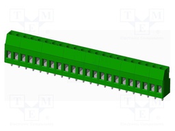 Connector: PCB terminal block; terminal; Plating: tinned; on PCBs