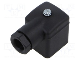 Connector: valve connector; plug; form A; 18mm; female; PIN: 3; 10A