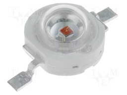 Power LED; EMITER; yellow; 585-595nm; 50(typ)lm; 140°; P: 1W; 2÷3V