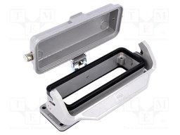 Enclosure: for rectangular connectors; Han; size 24B; with latch