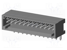 Connector: pluggable terminal block; socket; male; on PCBs