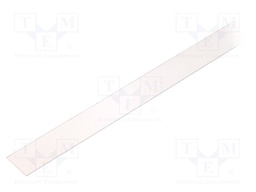 Cover for LED profiles; transparent; 1m; V: B; slide