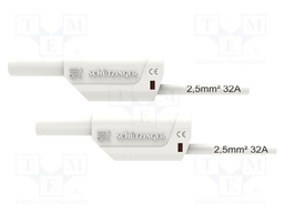 Test lead; 32A; 4mm banana plug-4mm banana plug; Urated: 1kV