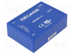 Converter: AC/DC; 60W; Uout: 12VDC; Iout: 5A; 88%; Mounting: THT