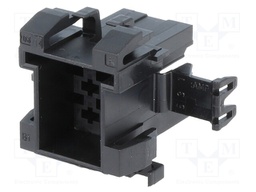 Connector: wire-wire; JPT; plug; male; PIN: 6; for cable; black