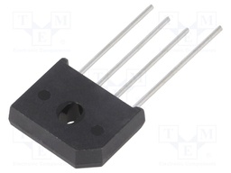 Single-phase bridge rectifier; Urmax: 800V; If: 8A; Ifsm: 200A; KBU