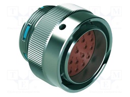 Connector: circular; plug; male; 13A; 250V; PIN: 23; IP67; straight