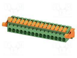 PCB connector, nominal cross section: 2.5 mm?, color: green,