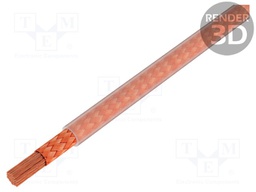 Wire; ESUY; stranded; Cu; 1x25mm2; braid made of copper wires; PVC