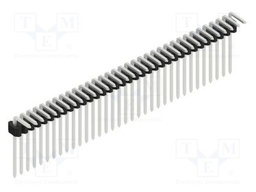 Connector: pin strips; pin header; male; PIN: 34; 1.27mm; THT; 1x34