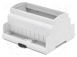 Enclosure: for DIN rail mounting; No.of mod: 6