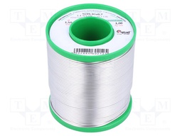Soldering wire; Sn99,3Cu0,7; 1.5mm; 1000g; lead free; 240°C; 3%