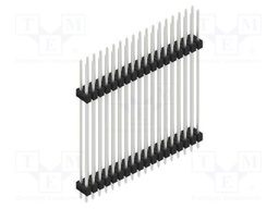 Connector: pin strips; pin header; male; PIN: 36; 2.54mm; THT; 2x18