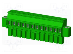 Connector: pluggable terminal block; plug; female; angled 90°