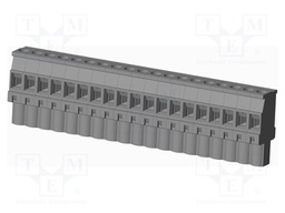 Connector: pluggable terminal block; plug; female; angled 90°