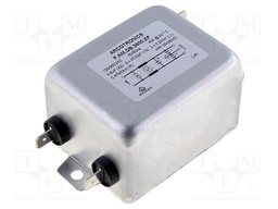 Filter: anti-interference; 250VAC; Cx: 600nF; Cy: 4.7nF; 0.23mH