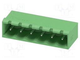 PCB headers, nominal cross section: 2.5 mm?, color: green, n