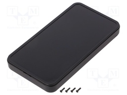 Enclosure: multipurpose; X: 63mm; Y: 115mm; Z: 12mm; CS; ABS; black