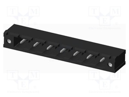 Connector: pluggable terminal block; socket; male; on PCBs