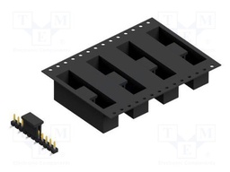 Connector: pin strips; pin header; male; PIN: 11; 2.54mm; SMT; 1x11