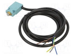 Limit switch; plunger; NO + NC; 10A; lead 2m; IP67; -25÷85°C; 20N