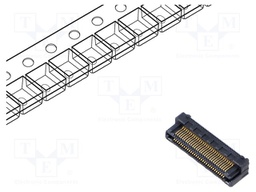 Connector: PCB to PCB; hermaphrodite; PIN: 60; 0.5mm; LSHM; SMT