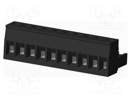 Connector: pluggable terminal block; plug; female; straight; 300V