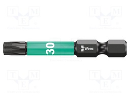 Screwdriver bit; Torx®; TX30; Overall len: 50mm; Plating: diamond