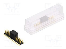 Connector: pin strips; pin header; male; PIN: 24; 2.54mm; SMT; 2x12