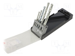 Drill set; for concrete; Conform to: DIN 8039; 5pcs.