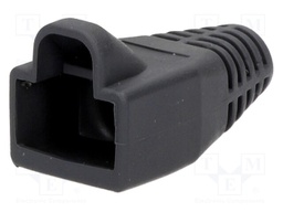 RJ45 plug boot; 6mm; Colour: dark grey
