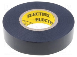 Tape: electrical insulating; W: 19mm; L: 20m; D: 0.19mm; black; 380%