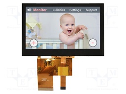 Display: TFT; 480x272; Illumin: LED; Window dimensions: 95x53.9mm