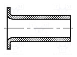 Rivet; brass; Rivet diam: 4mm; L.rivet: 20mm; BN 572; DIN 7340A