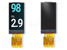 Display: TFT; 1.77"; 128x160; Illumin: LED; 33.83x43.42mm; RGB