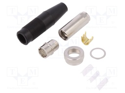 Plug; Connector: circular; SR30; male; 1A; 100V; 5.5mm; for cable