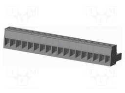 Connector: pluggable terminal block; plug; female; straight; grey